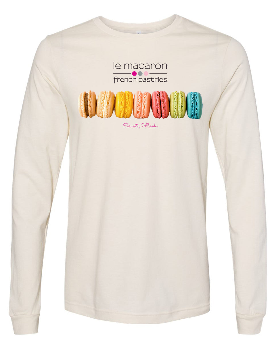 Macaron Rainbow Design Le Macaron Logo Location LONG SLEEVE