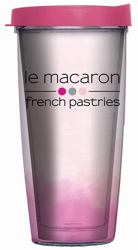 Le Macaron Have a Sweet Day Double Wall 16 Oz Tumbler