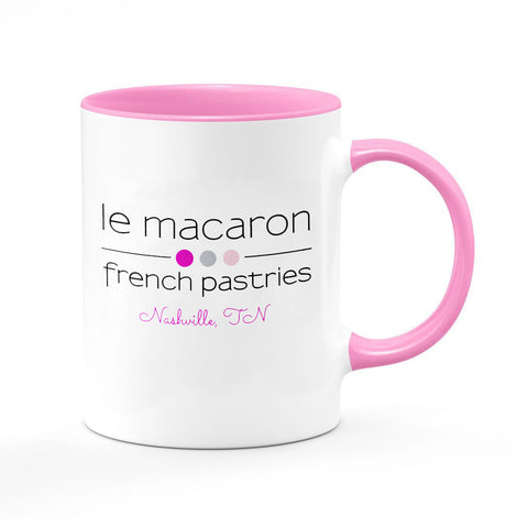 Le Macaron Logo Bonjour Premium 15 oz Mug