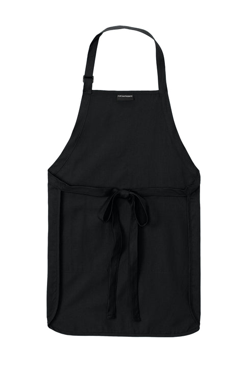 Le Macaron Logo Design Black Apron Custom Location (set of 6 or 12pcs)