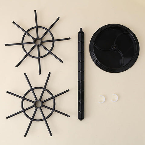 Two Tier Rotating Keychain Display Spinning Holder Organizer