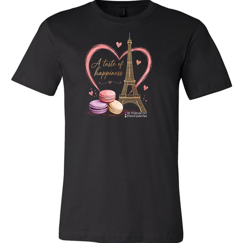 A Taste of Happines Eiffel Tower Paris Le Macaron Men's T-shirt