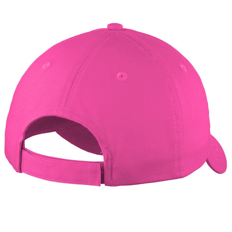 Le Macaron Six-Panel Hat Unstructured Low-profile Dad Twill Baseball SANGRIA PINK Cap