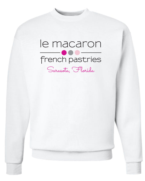 Men's Le Macaron Logo Location Crewneck Sweatshirt