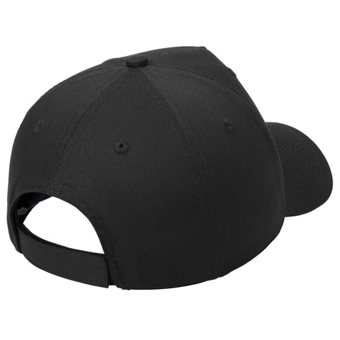Le Macaron Five-Panel Cap Structured High-profile Dad Twill Baseball BLACK Hat