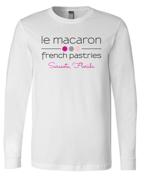 Unisex Le Macaron Logo Location LONG SLEEVE Shirt - More Colors