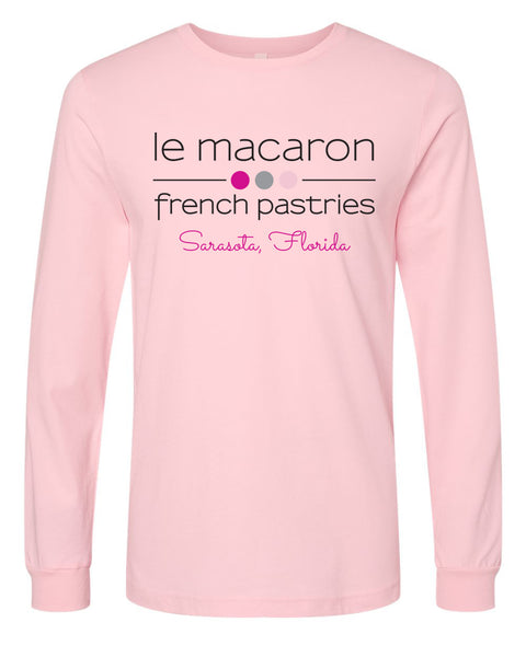 Unisex Le Macaron Logo Location LONG SLEEVE Shirt - More Colors