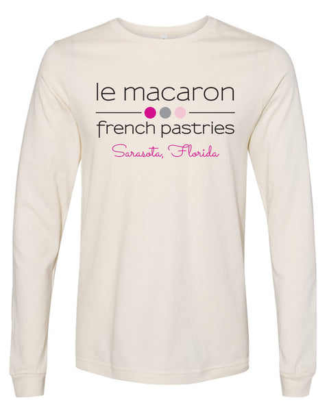 Unisex Le Macaron Logo Location LONG SLEEVE Shirt - More Colors