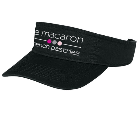 Le Macaron Modern Lightweight Fashion BLACK Visor
