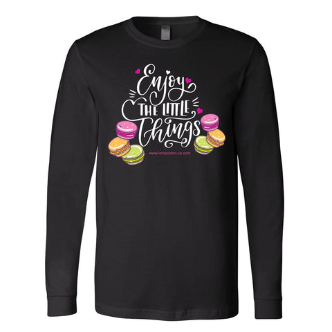 Unisex Enjoy The Little Things Macarons LONG SLEEVE Shirt