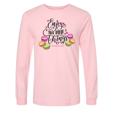 Unisex Enjoy The Little Things Macarons LONG SLEEVE Shirt