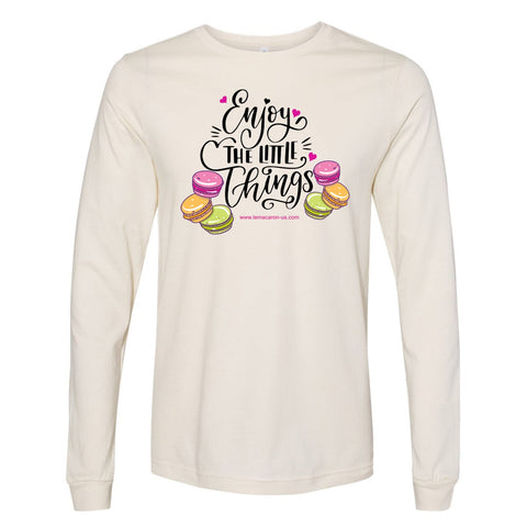 Unisex Enjoy The Little Things Macarons LONG SLEEVE Shirt