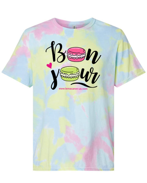 Unisex Bonjour Tie Dye Shirt