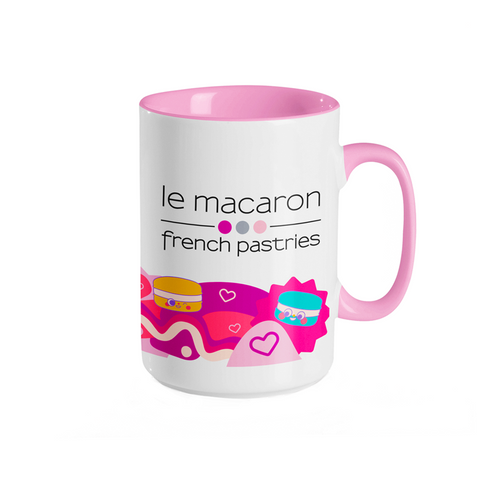 Le Macaron Macarons Make Friends 15 oz Mug