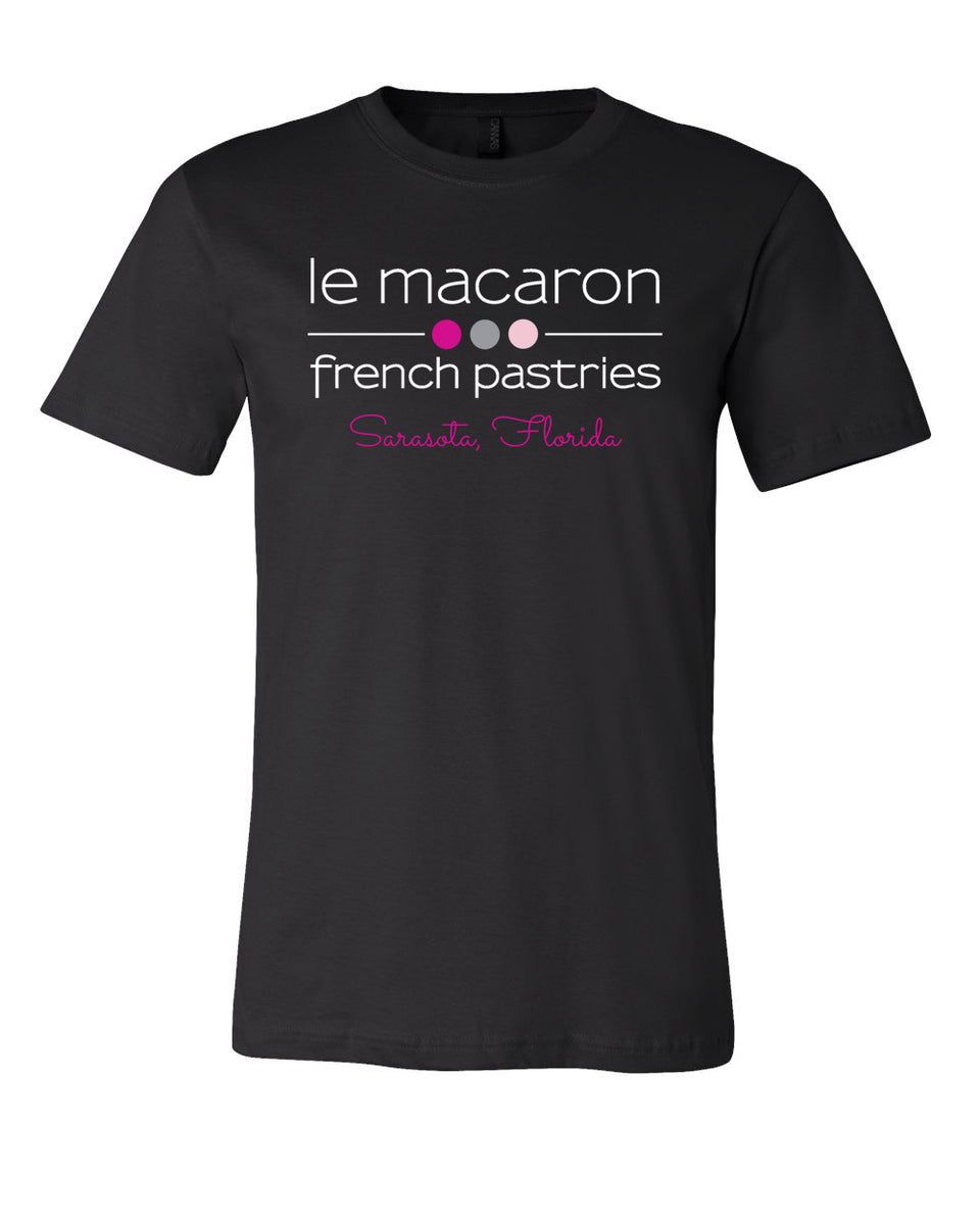 Men's Le Macaron Logo Location Black T-Shirt – Le Macaron Shop